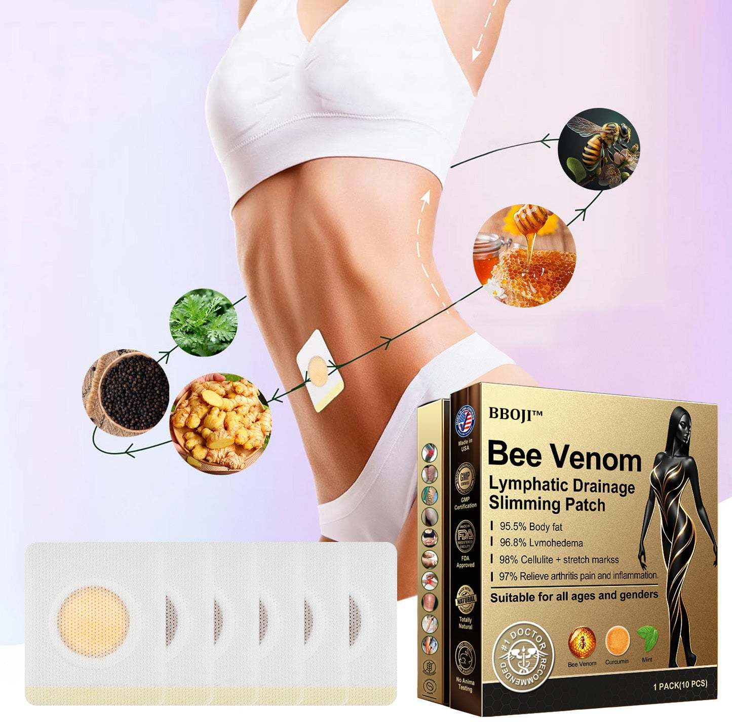 BBOJI™ BeeVenom Hourglass Body Slimming Patch