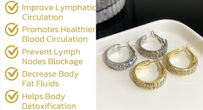 Lymphatic activity hoop earrings（Limited Time Discount 🔥 Last Day）