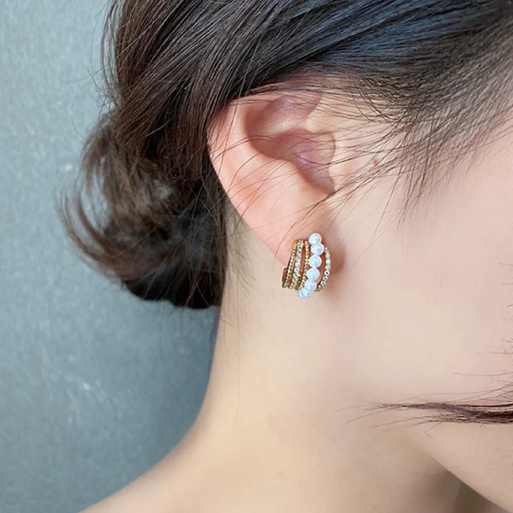 Astennu Lymphvity Auriculotherapy White Onyx EarCuff（Limited time discount 🔥 last day）