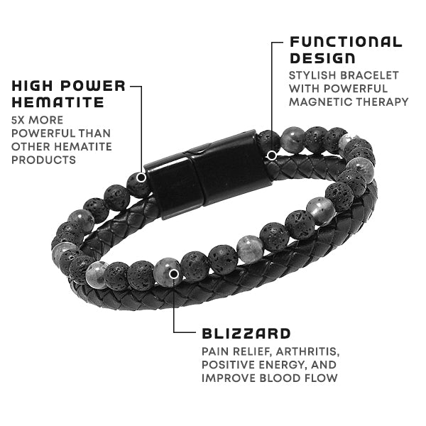 【Official Brand store】Histone Lymphocyte Natural Agate Stone Leather Beaded Bracelet（Limited time discount 🔥 last day）